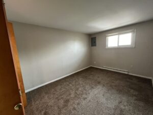 Main bedroom in a 2-bedroom apartment at Fountainview West.