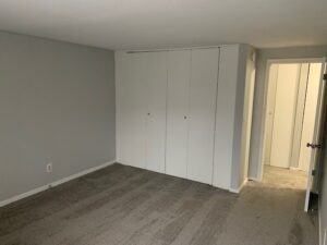 Remodeled bedroom in Chili apartment.