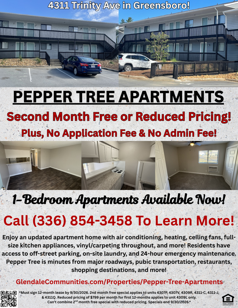 Pepper Tree Rent Special Flyer Ending 9_30_2026 | Glendale Realty ...